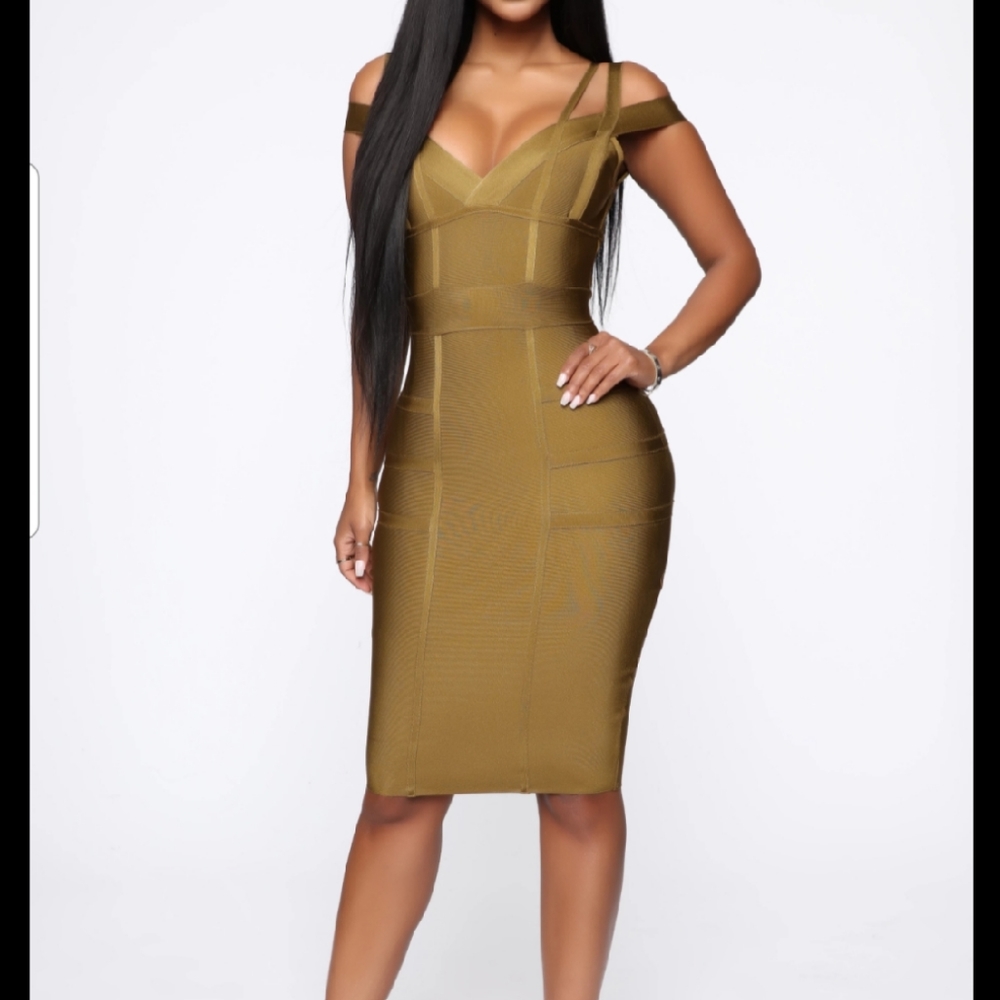 FASHION NOVA BANDAGE DRESS